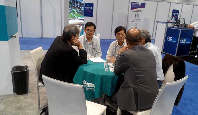 蘭迪機器，GLASSBUILD AMERICA 2014